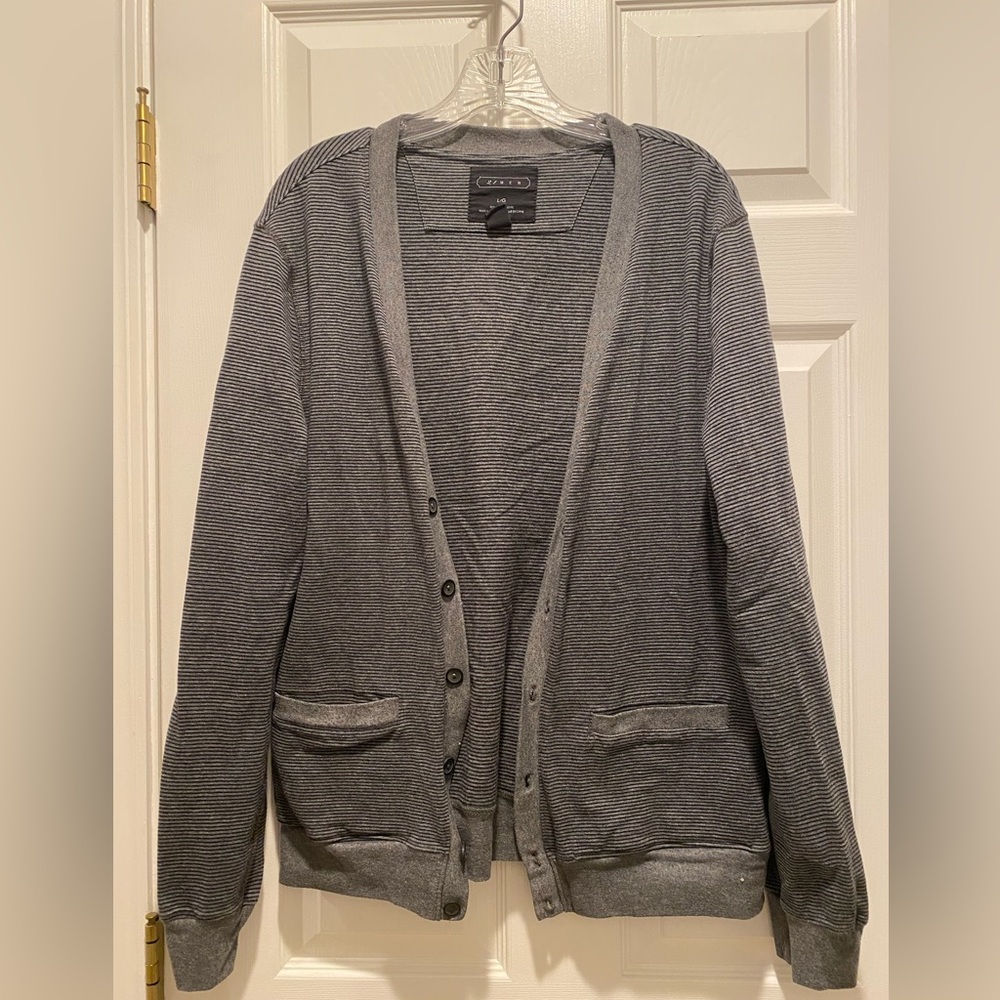 Men’s striped cardigan